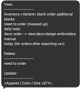 Tally early validation chatbot order lookup